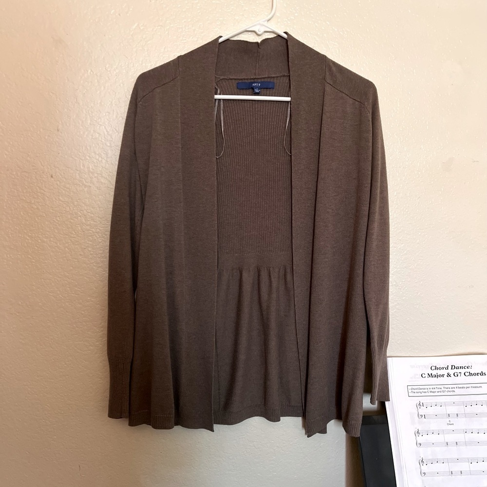 Pretty brown cardigan - 2